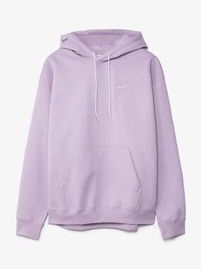 Nike Lab Mens Sportswear Solo Swoosh NRG Light Purple Heavy Fleece Hoodie